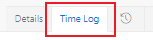 Time log tab alt text
