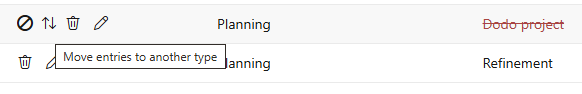 Move entries to another type alt text